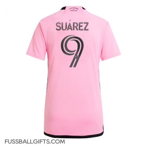 Inter Miami Luis Suarez #9 Fußballbekleidung Heimtrikot Damen 2024-25 Kurzarm